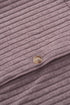 Purple Button Flap Pocket Ribbed Knit Shacket
